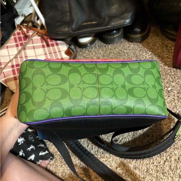 COACH Color Block Court Backpack - Picture 9 of 9